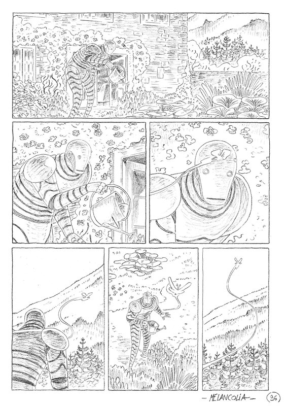 En vente - Cyril Bonin - Karl p.96 - Planche originale