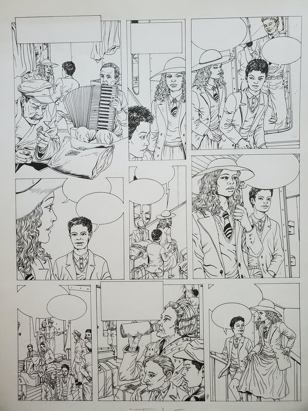 Ersel, FRENCHY   T1 FRENCH LINE - Planche originale