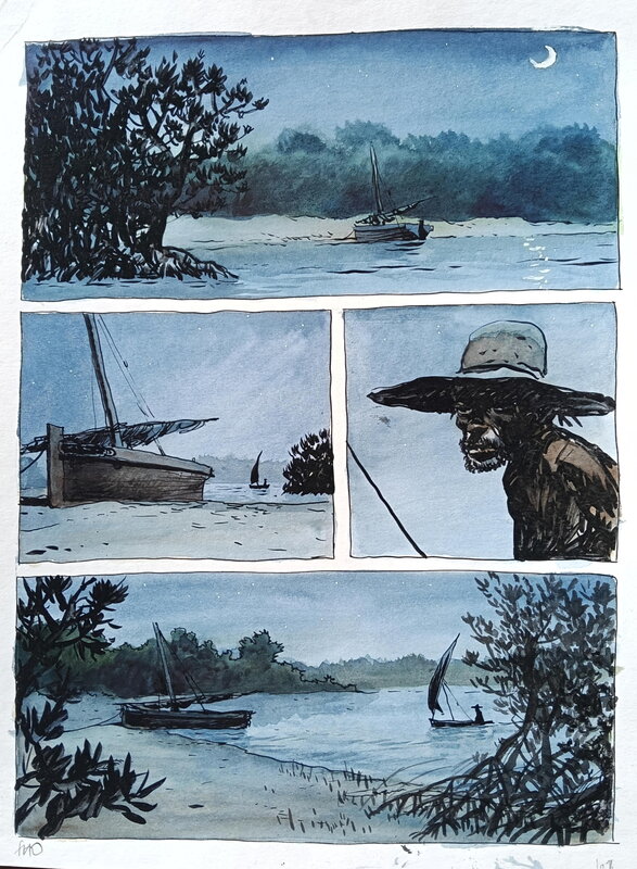 En vente - Benjamin Flao, Kililana Song - 2 planches - Planche originale