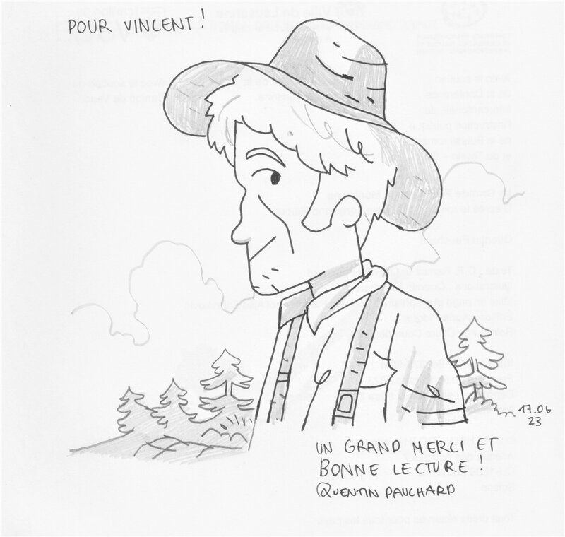 Quentin Pauchard, La grande peur dens la montagne - Dédicace