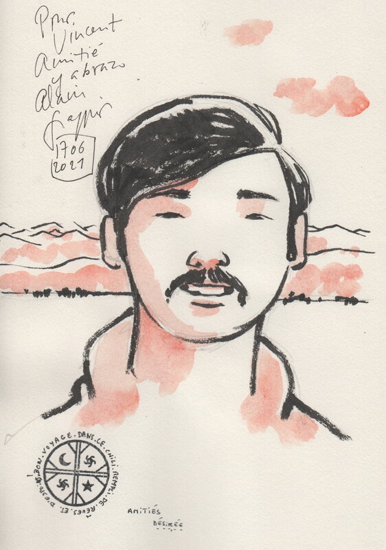 Alain Frappier, La ou se termine la terre - Dédicace