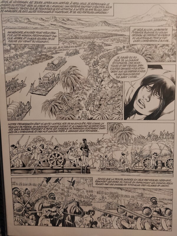 En vente - Jean-Yves Mitton, Quetzalcoatl (offre à durée limitée) - Planche originale