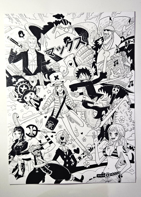 oTTami, Commission Illustration One Piece ! - Illustration originale