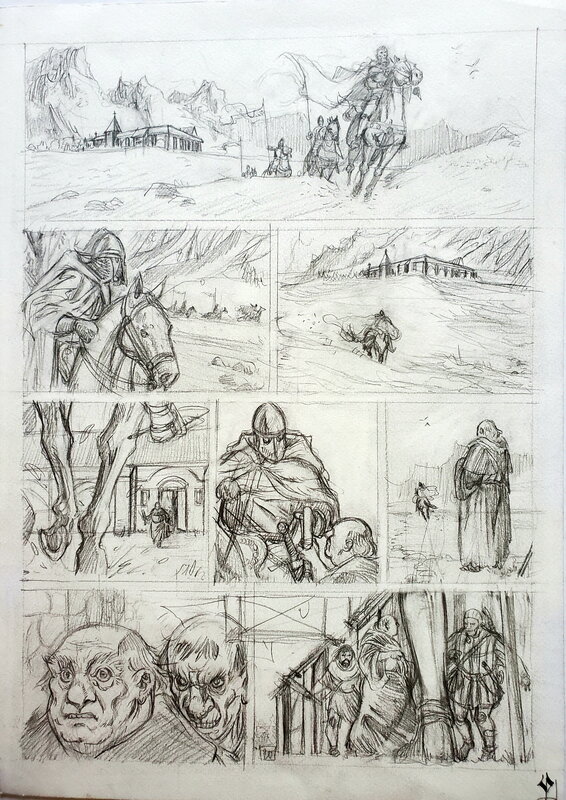 Cyril Pontet, MALEDICTIS   T1 LES DEMONS DE LA LUNE - Original art