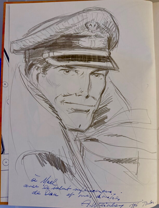 Dan Cooper by Albert Weinberg - Sketch