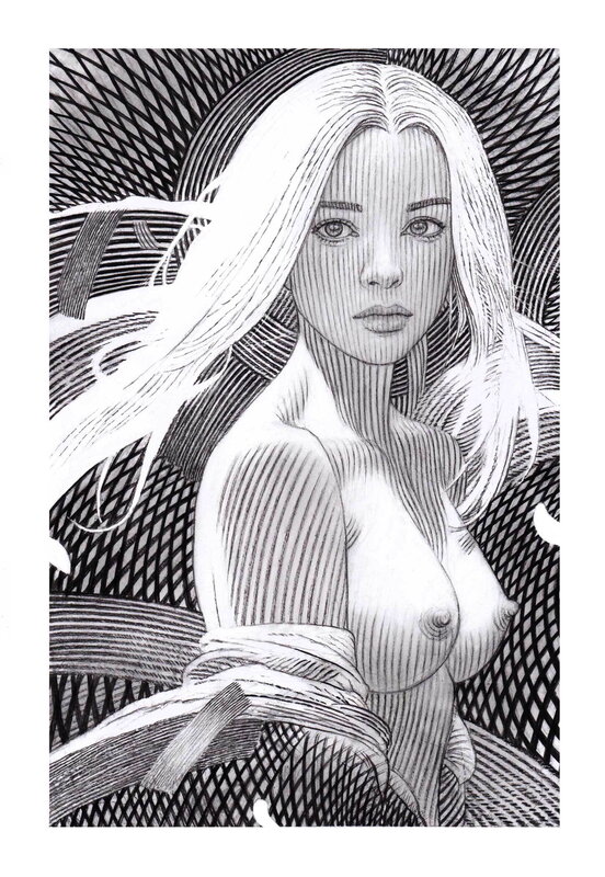 For sale - Winter flower by Andréi Arinouchkine - Original Illustration