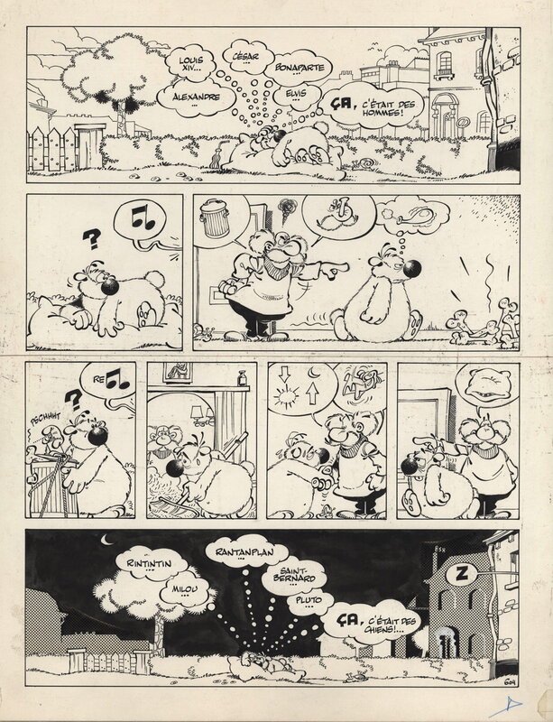 Cubitus par Dupa - Planche originale