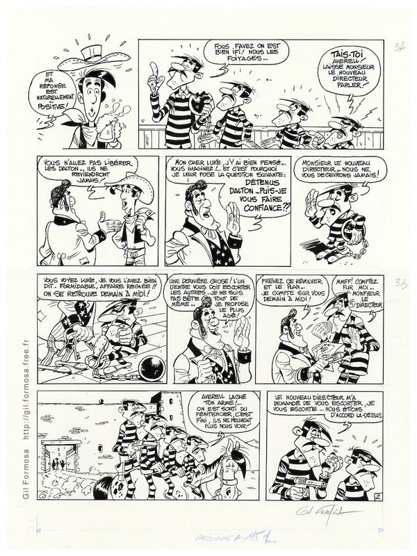 Gil Formosa, Morris, René Goscinny, Lucky LUKE P 02 