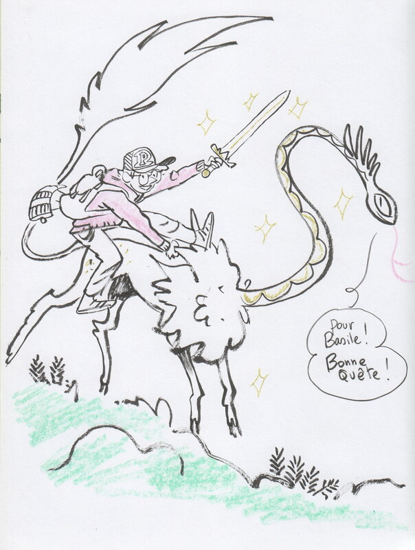 La quete par Wauter Mannaert - Dédicace