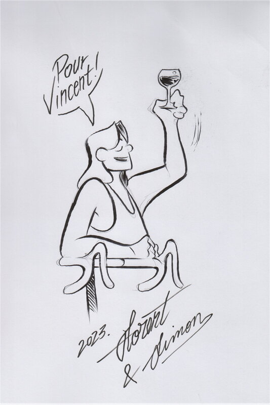 La ride par Florent Pierre - Dédicace