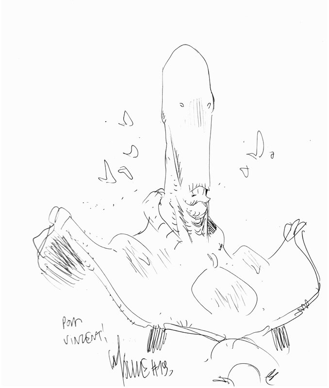 Vincent Mallié, La quete de l'oiseau du temps - Dédicace