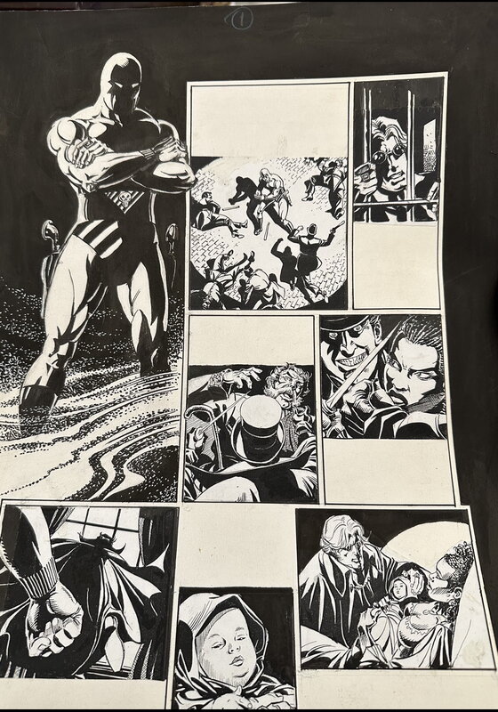 César Spadari, The Phantom “ Dr Moriarty” Pag 1. - Comic Strip