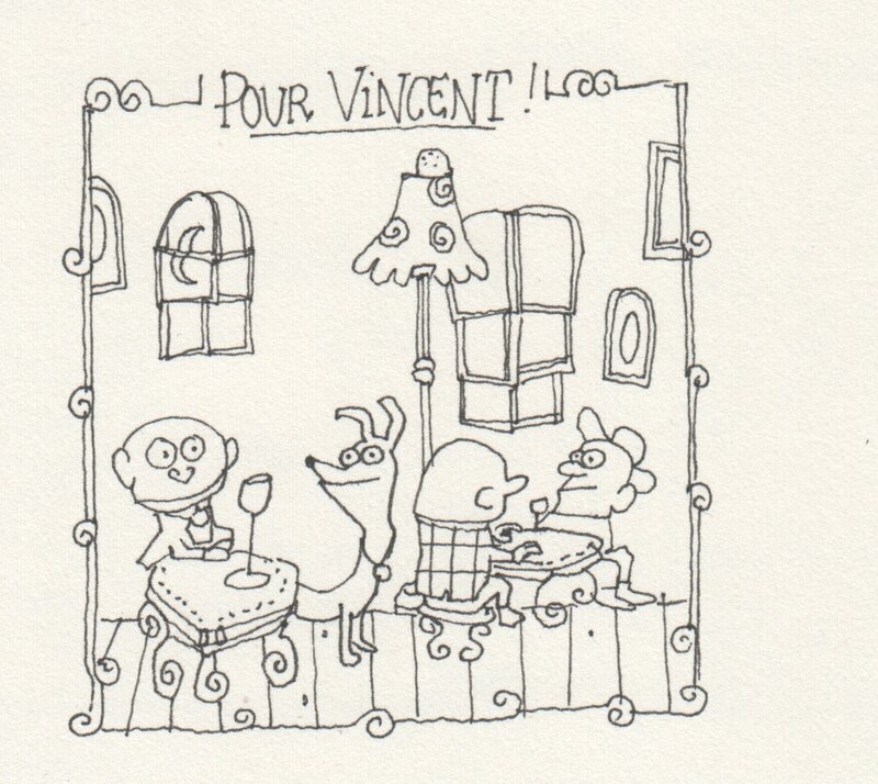 Arnold et Rose by Piquet - Sketch