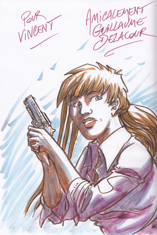 Ariane Dabo by Guillaume Delacour - Sketch