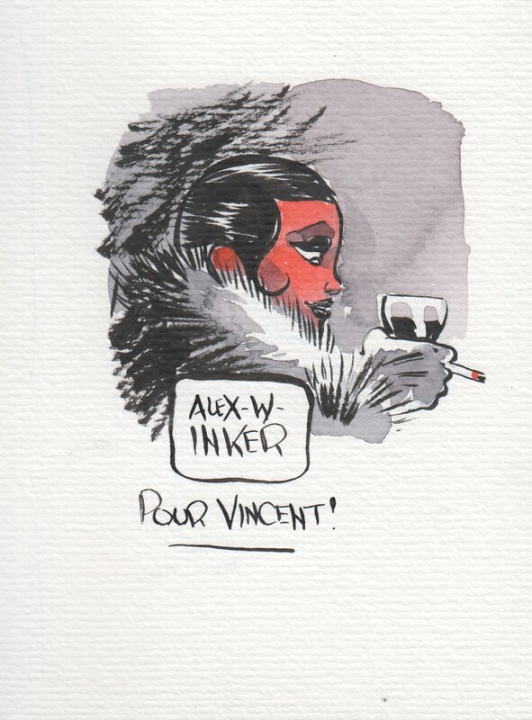 Apache par Alex W. Inker - Dédicace