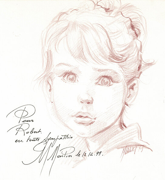 Martine by Marcel Marlier - Sketch
