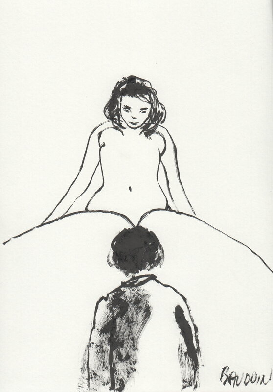 L'arleri by Edmond Baudoin - Sketch