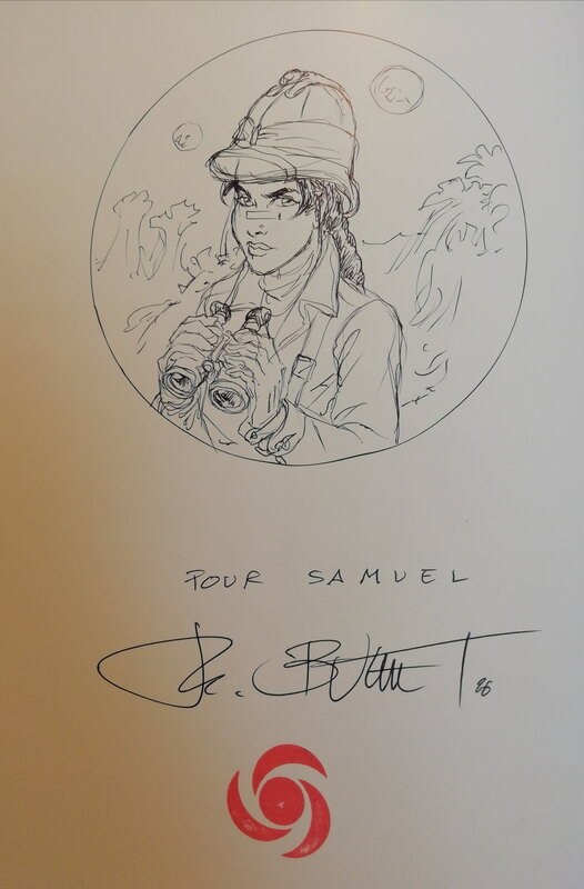 Philippe Buchet, Dédicace sur le triptyque 5 de Sillage - Sketch