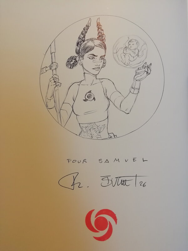 Philippe Buchet, Dédicace sur le triptyque 7 de Sillage - Dédicace