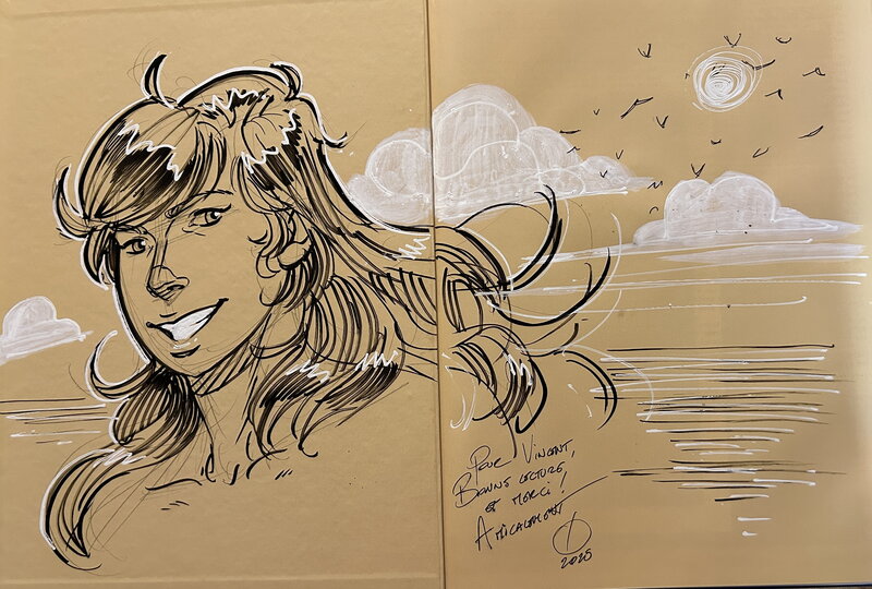 David Charrier, Le baiser de l'Orchidée - Dédicace