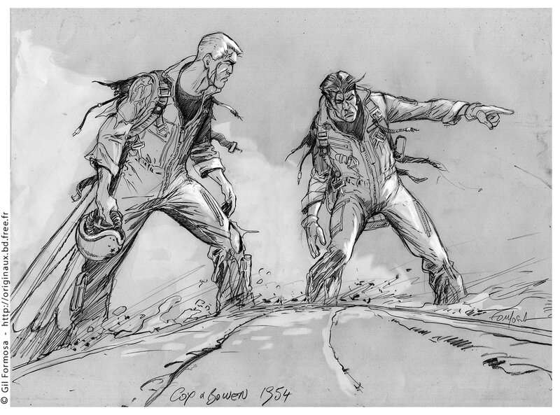 Sergent-Major BOWEN by Gil Formosa - Original art