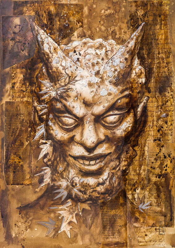 For sale - Le diable by Olivier Ledroit - Original Illustration