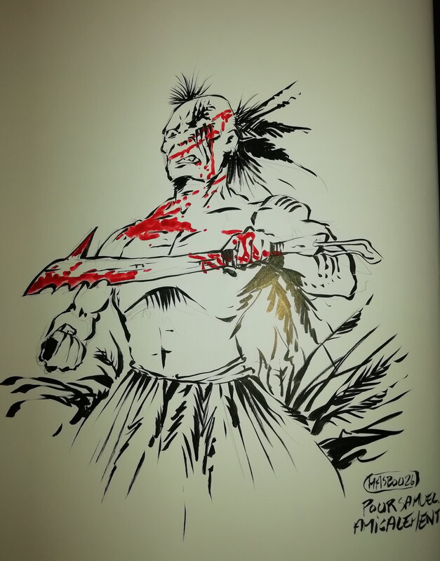 Jean-Luc Masbou, Dédicace sur Conan le Cimmérien - Sketch