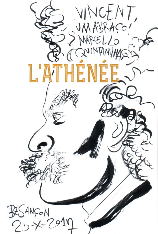 L'athenee par Marcello Quintanilha - Dédicace