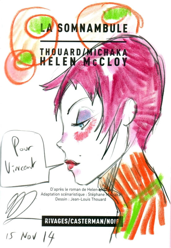 La somnanbule par Jean-Louis Thouard - Dédicace