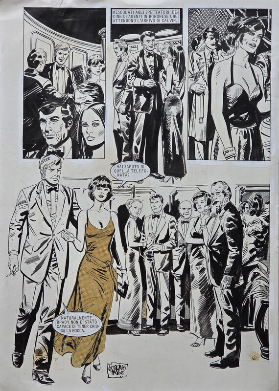 Gustavo Trigo, Planche ORIGINALE POUR LANCIOSTORY - Planche originale