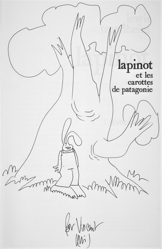 Lapinot par Lewis Trondheim - Dédicace
