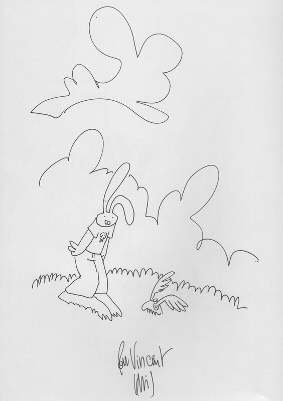 Lapinot by Lewis Trondheim - Sketch