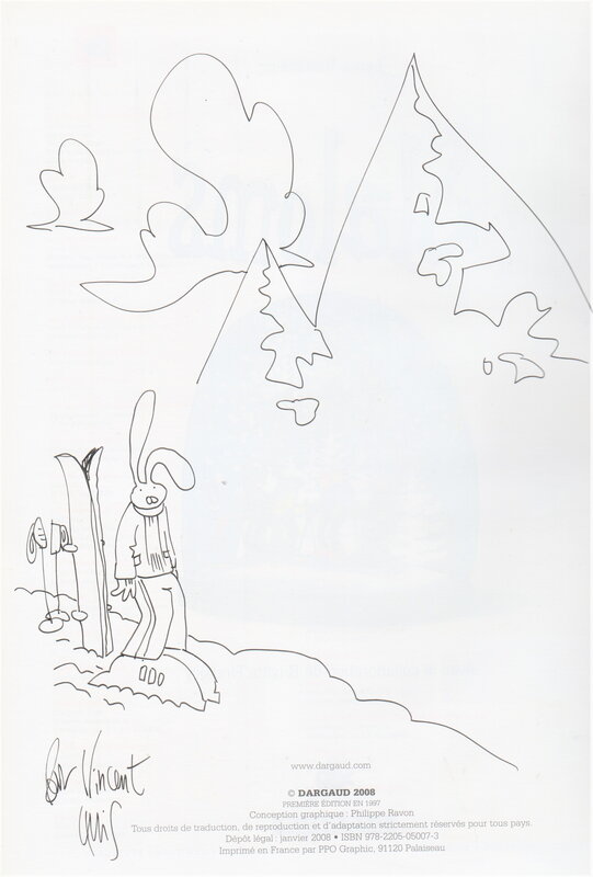 Lapinot par Lewis Trondheim - Dédicace