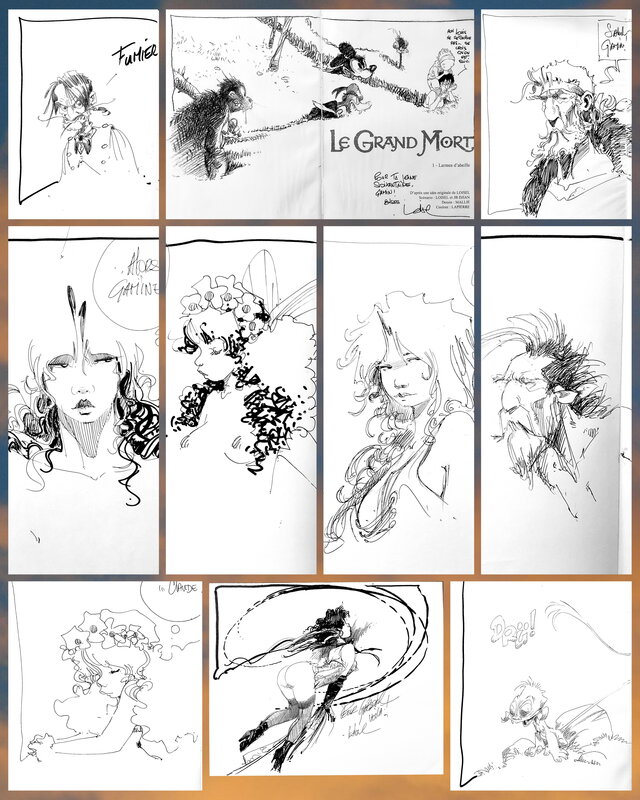 ■ 10 dédicaces de Régis Loisel ■ #1 de 2 - Sketch