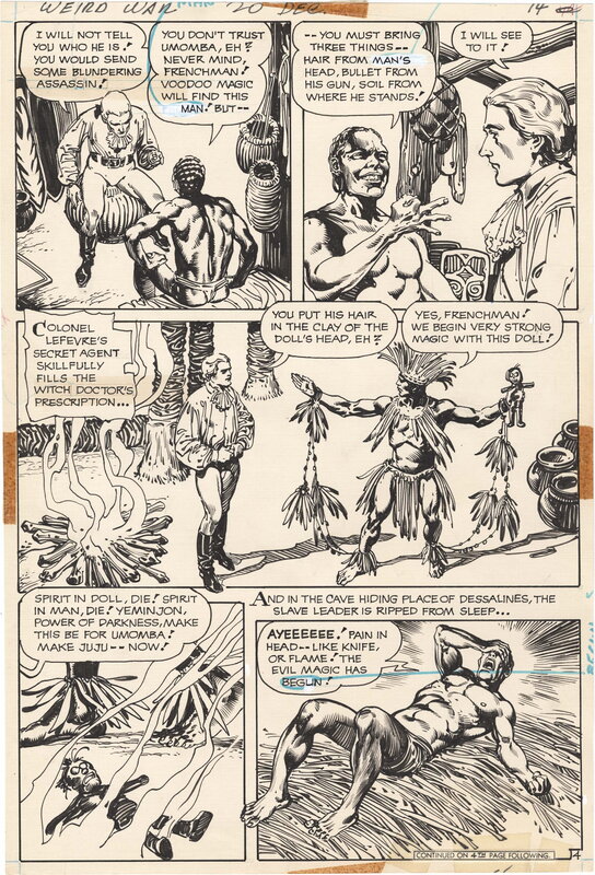 Alfredo Alcalá, Weird War Tales #20 page 4 - Comic Strip