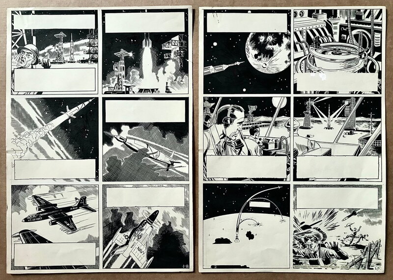 Anonyme - Engins spatiaux - Comic Strip