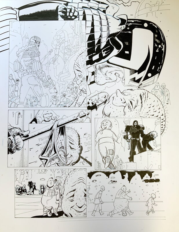 For sale - Stewart Kenneth Moore, Karl Stock, Judge Dredd [The Unrealists] - Comic Strip