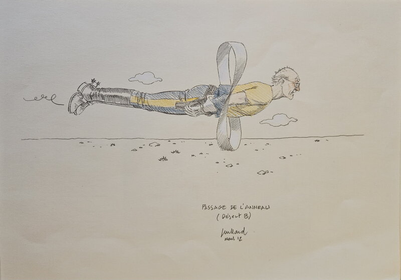 André Juillard, 2012 - Hommage à Moebius, Passage de l'anneau - Illustration originale
