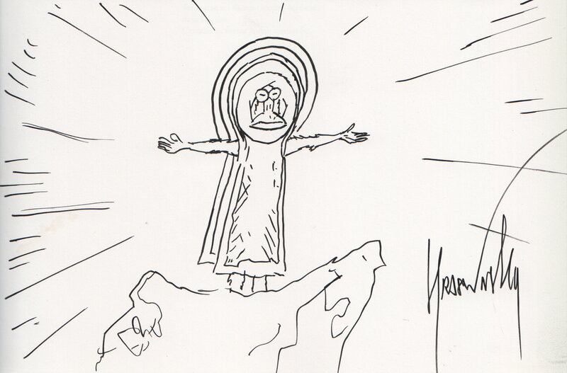 Jean-Paul Krassinsky, Le crepuscule des idiots - Dédicace