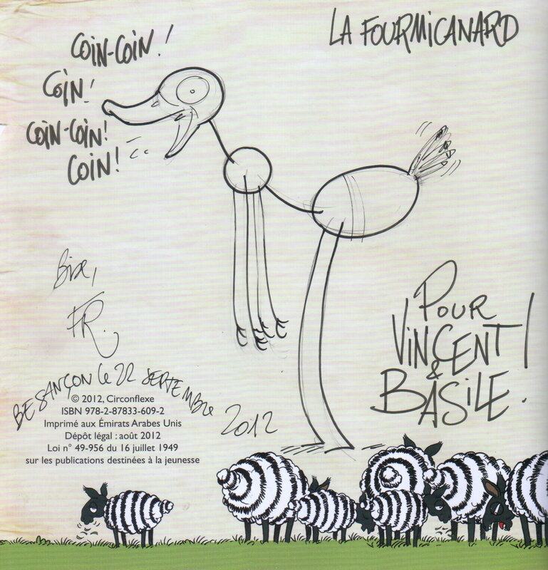 François Roussel, Le bestiaire loufoque - Dédicace