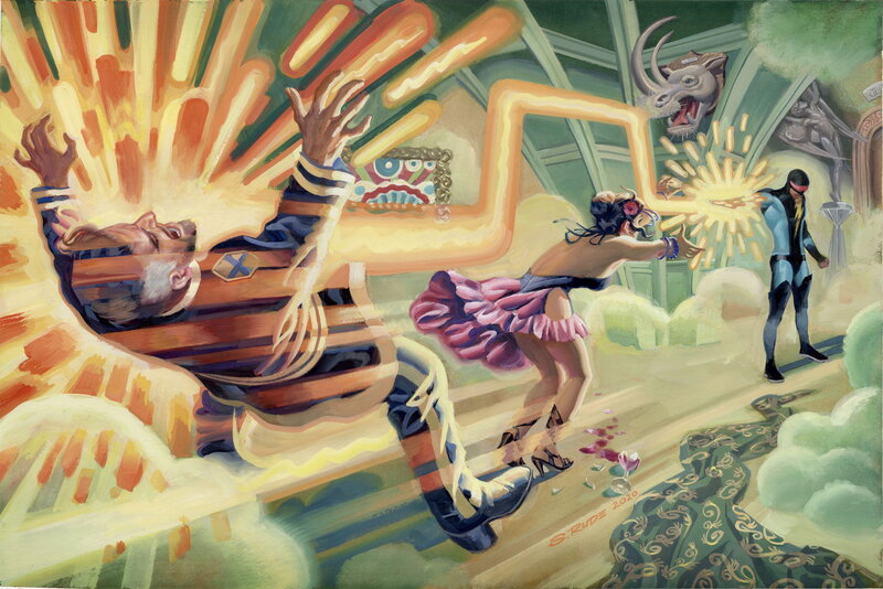 Steve Rude, Nexus: The Death of the Colonel - Original Illustration