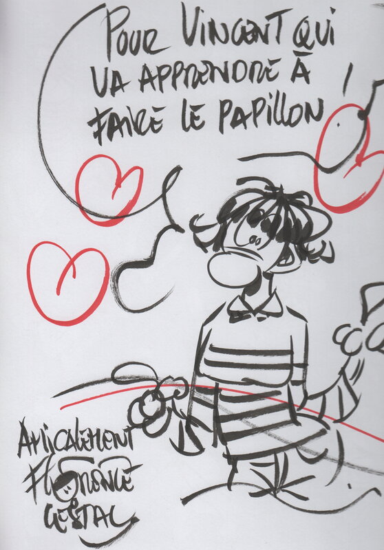 Le Démon du soir by Florence Cestac - Sketch