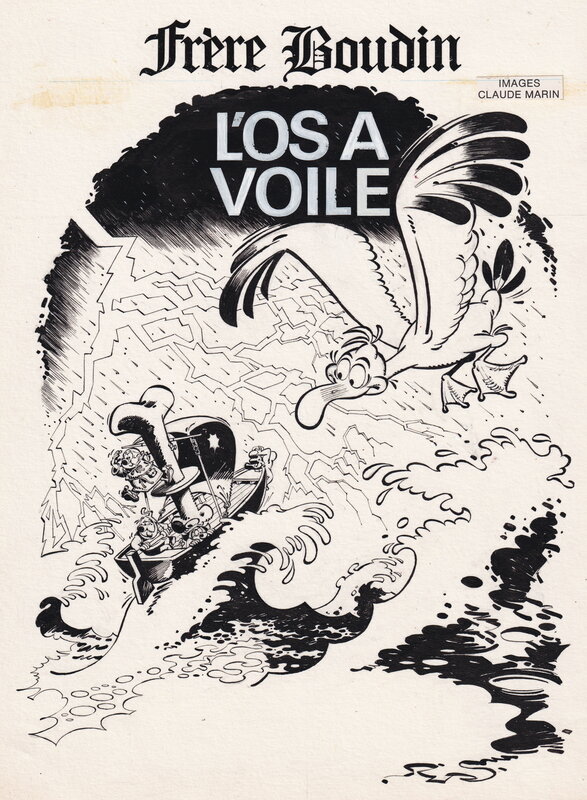 Claude Marin, Frère Boudin - Page titre du tome 2 - Illustration originale
