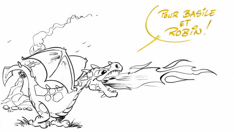 Le dragon de bois par Fabien Rypert - Dédicace