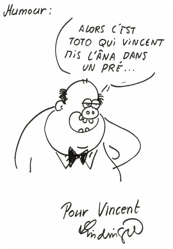 Le gros Robert par Yan Lindingre - Dédicace