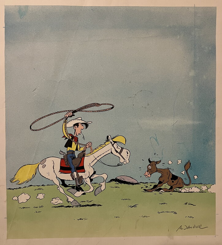 Michel Janvier, Lucky Luke vertelt over de cowboys - Couverture originale