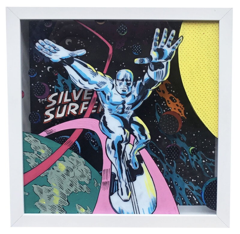 For sale - The Silver Surfer by Marc Rouchairoles, Jack Kirby - Original art
