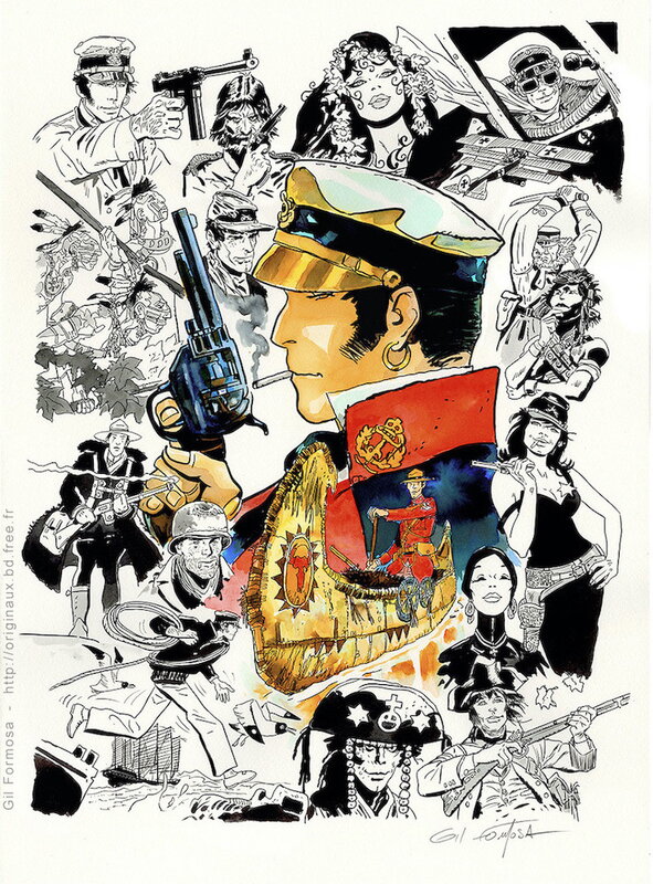 Corto MALTESE & cie by Gil Formosa - Comic Strip