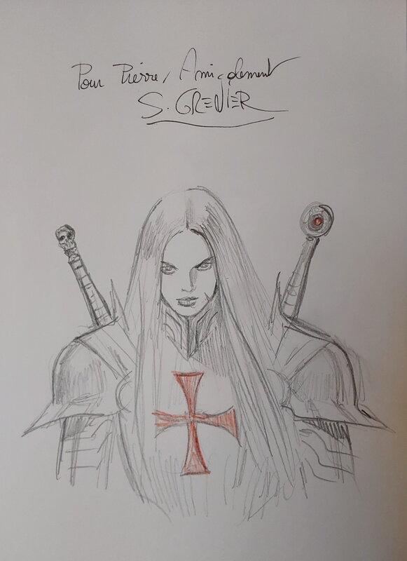 Sébastien Grenier, La cathédrale des abymes : l’évangile d’Ariathie - Sketch