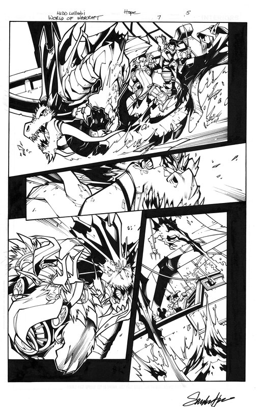 LudoLullabi, Planche WoW - Comic 7 - Planche originale